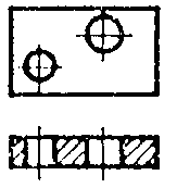 電腦輔助機械設計製圖 丙級 視圖 第 134 題 選項 ① 圖片